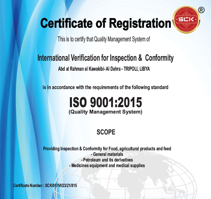 ISO 9001:2015 Certificate